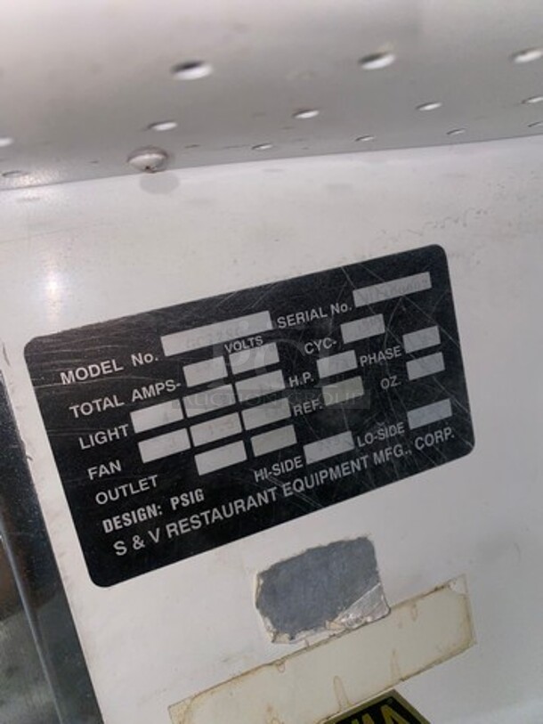 Custom Cool Commercial Refrigerated Open Grab-N-Go Display Case! With Shelves! All Stainless Steel! Model: GC72SC SN: H1400002 208V 60HZ 1 Phase - Image 6 of 7
