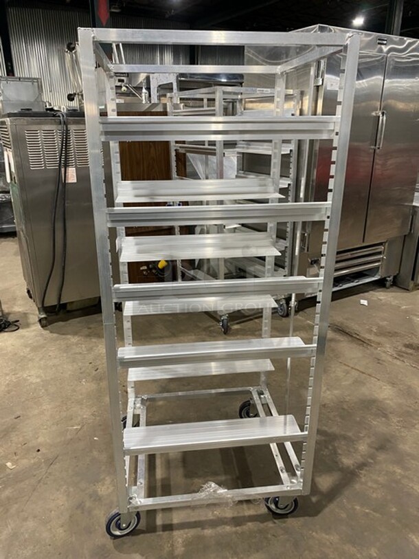 New! Channel Metal Commercial Pan Transport Rack! On Casters! MODEL AUR12 - Image 2 of 6