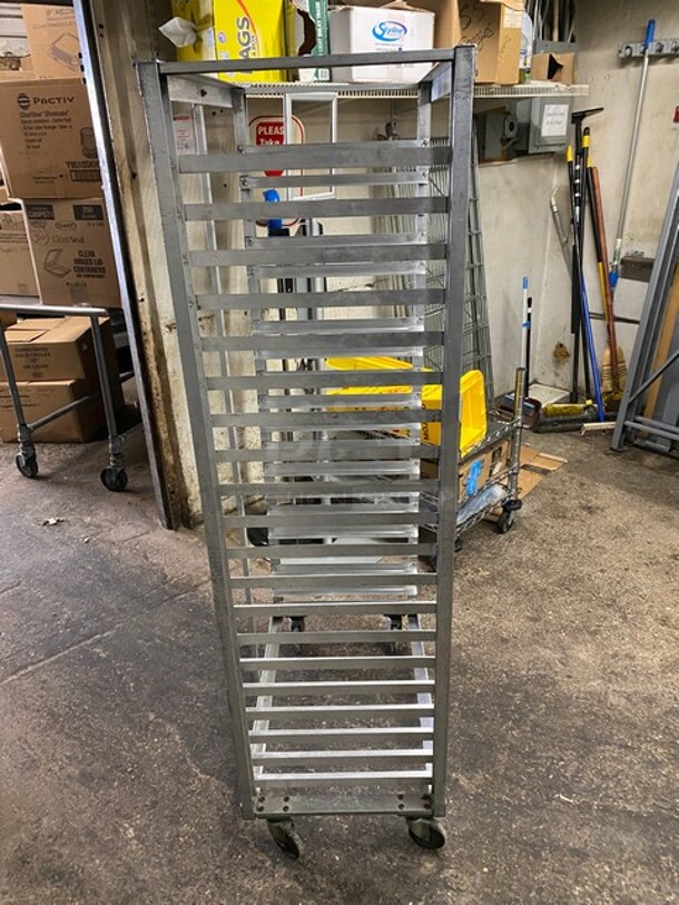 Metal Commercial Pan Transport Rack on Commercial Casters! - Image 2 of 4