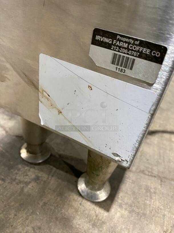 Fetco Commercial Countertop Coffee Brewing Machine! All Stainless Steel! On Legs! Model: CBS2041E - Image 7 of 8
