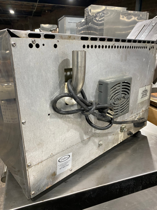 Cadco Unox Commercial Countertop Electric Powered Convection Oven! With View Through Door! Metal Oven Racks! All Stainless Steel! Model: XAF013 Lisa Series SN: 13425 120V 60HZ 1 Phase - Image 4 of 8