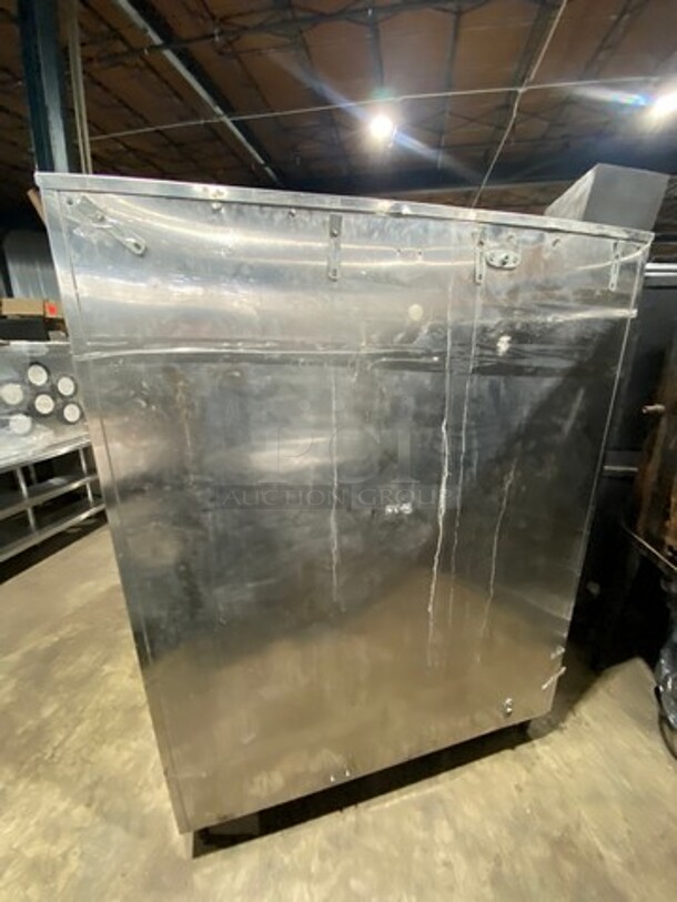 Follet Commercial Ice Bin! All Stainless Steel Body! On Legs! Model: SG1300S48 SN: B890614802 - Image 4 of 7
