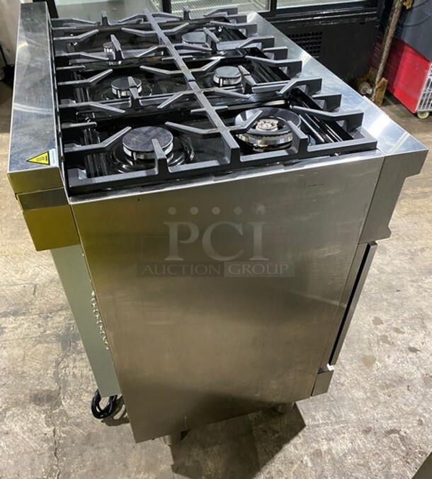 2021 Zline Gas Powered 6 Burner Stove! With Oven Underneath! Stainless Steel! MODEL RG36 SN: RG36GE2108004402 120V - Image 4 of 10