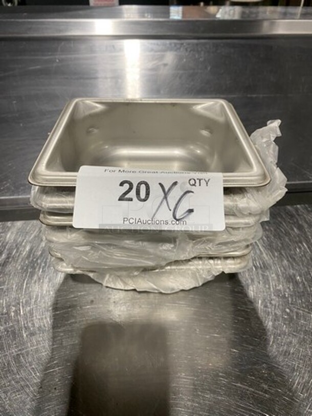 Vollrath Commercial Steam Table/ Prep Table Food Pans! All Stainless Steel! 6x Your Bid! - Image 1 of 5