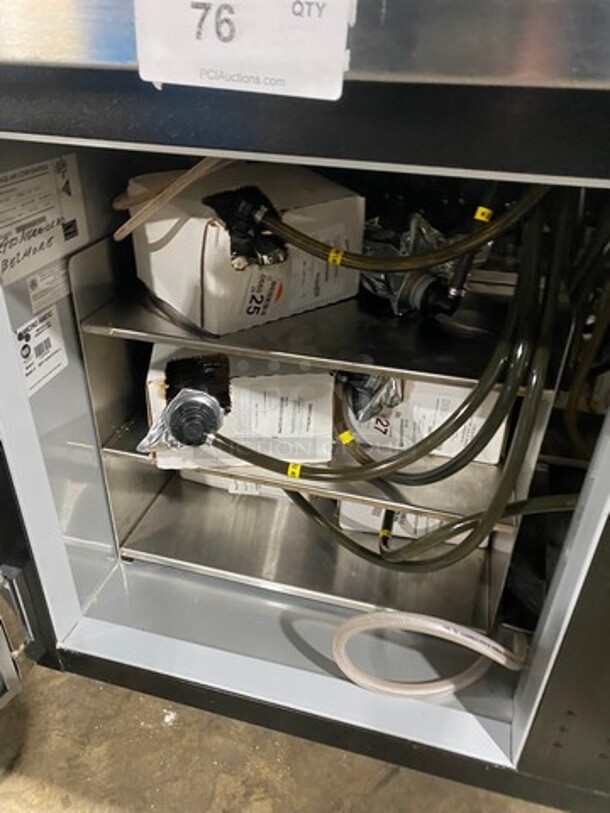 AMAZING! Beverage Air Commercial Refrigerated 10 Tap Cold Brew Coffee Kegerator! With 2 Door Storage Space Underneath! Model: WTR67AHCMMB SN: 13304505 115V 60HZ 1 Phase - Image 6 of 10