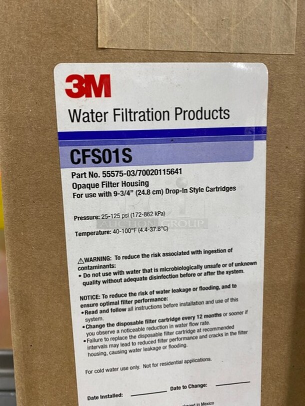 NEW! IN THE BOX! Opaque Filter Housing! 2x Your Bid! PLEASE DO RESEARCH BEFORE BIDDING! - Image 2 of 6