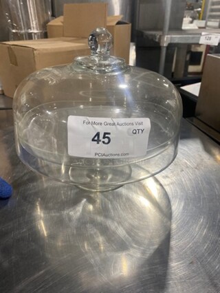 Countertop Glass Cake/ Dessert Display Stand! With Lid!