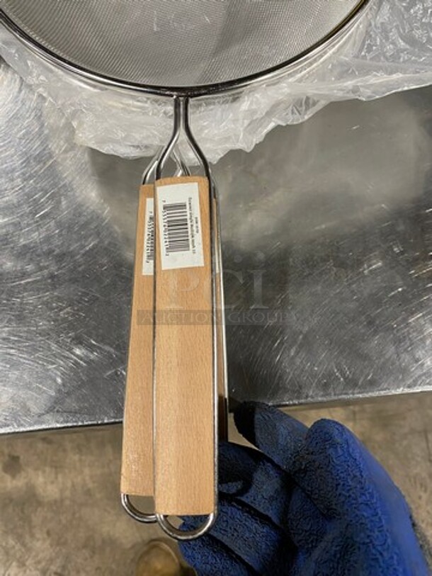 NEW! Round Metal Double Mesh Strainers! 3x Your Bid! - Image 2 of 6