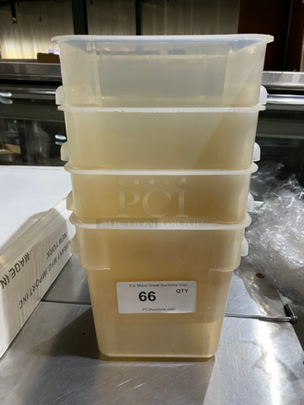 Poly Food Storing Containers! - Image 1 of 4