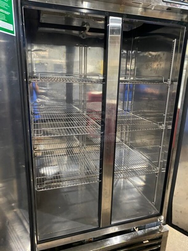 Turbo Air Commercial 2 Door Reach-In Freezer! With Racks! All Stainless Steel! On Casters! Deluxe Series Model: TSF35SD SN: BM3F705048 115V - Image 5 of 11