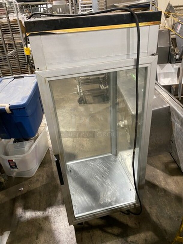 Hatco Commercial Heated Holding Cabinet! Glass All Around Showcase Style! Stainless Steel Body! On Casters! Model: PFST2X SN: 8873570447 120V 60HZ 1 Phase - Image 4 of 9