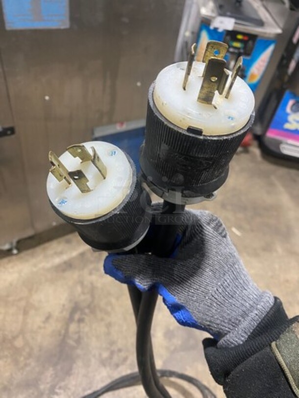 WOW!  LATE MODEL 2013! Taylor Crown AIR COOLED Commercial 3 Handle Soft Serve Ice Cream Machine! All Stainless Steel! On Casters! Model: C713-33 SN: M3108009 208/230V 60HZ 3 Phase - Image 9 of 11