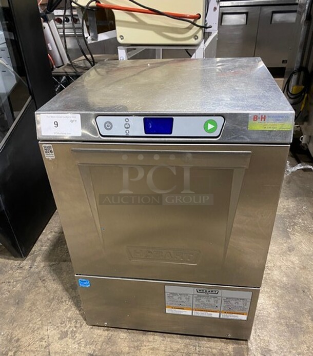 Nice! Hobart Style Under The Counter Dishwasher! All Stainless Steel! Model: LXEC SN: 231175525 120V 60HZ 1 Phase - Item #1106416