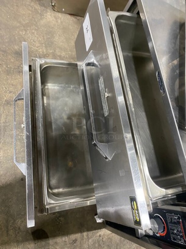 NICE! Hatco Commercial Countertop Electric Powered 2 Drawer Warmer! Solid Stainless Steel! Model: HDW2 SN: 8793151119 120V 60HZ 1 Phase - Image 6 of 9