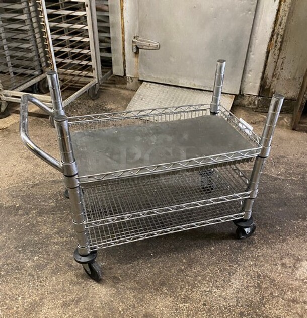 Stainless Steel Utility cart! - Image 3 of 5