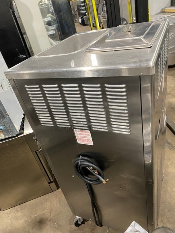Taylor Commercial Floor Style 2 Flavor Frosty/Coolatta/Slushy Making Machine! With Milkshake Mixing Attachment! All Stainless Steel! Model 342D27 SN: K6018647 208-230V 1PH - Image 3 of 9