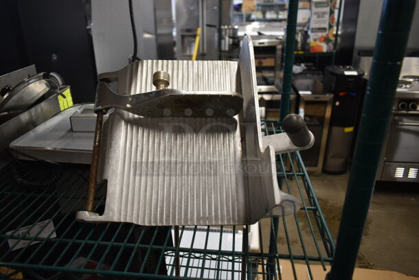 Metal Commercial Carriage for Meat Slicer. - Image 1 of 3