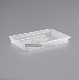 9 Boxes of 12 BRAND NEW IN BOX! Vigor 247FP112PP Full Size 2 1/2" Deep Translucent Polypropylene Food Pan. 9 Times Your Bid!