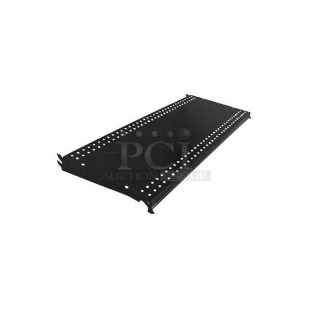 Box of 4 BRAND NEW SCRATCH AND DENT! 1311BM Black Gondola Merchandiser Shelf - Image 1 of 5