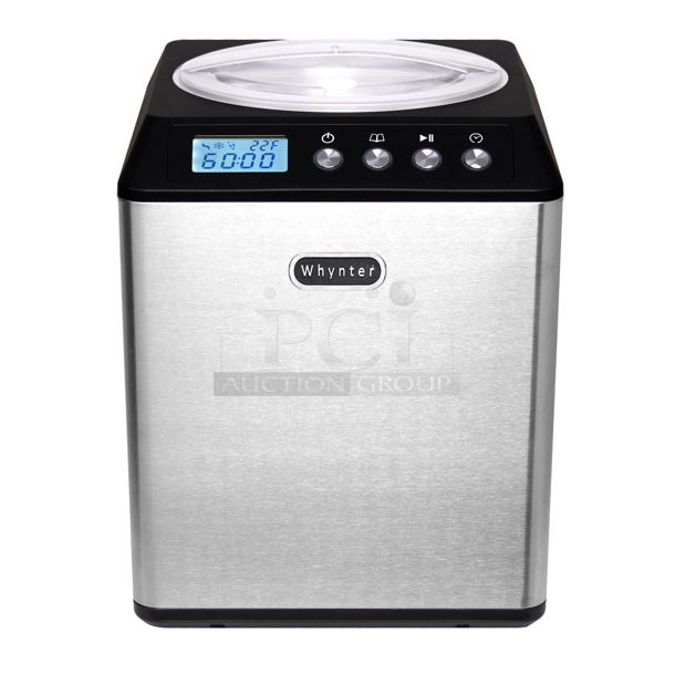 BRAND NEW SCRATCH AND DENT! Whynter ICM-201SB 2.1 Quart Countertop Automatic Ice Cream Maker. 115 Volts, 1 Phase. Tested and Working! - Image 1 of 6