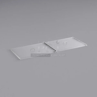 BRAND NEW SCRATCH AND DENT! Avantco 178CFTPC72 Pan Cover for SS-CFT-72-HC Cold Food Tables - 2/Set and Avantco 178CFTPC36 Pan Cover for SS-CFT-36-HC Cold Food Tables