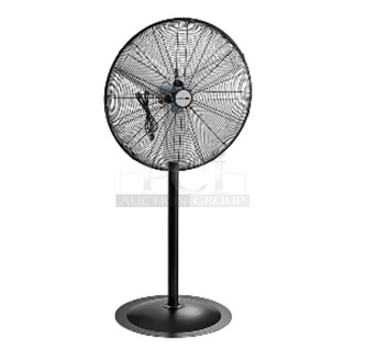 2 BRAND NEW SCRATCH AND DENT! Boltic 73AVF30PBC0 30" 3-Speed Oscillating Pedestal Fan. 2 Times Your Bid! May Be Missing Pieces. 