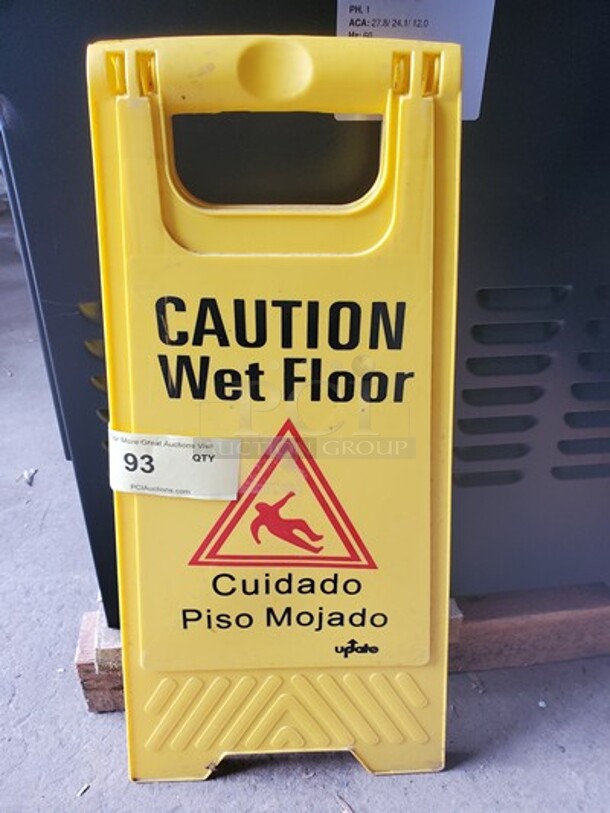 "CAUTION" Floor Sign  - Image 1 of 2