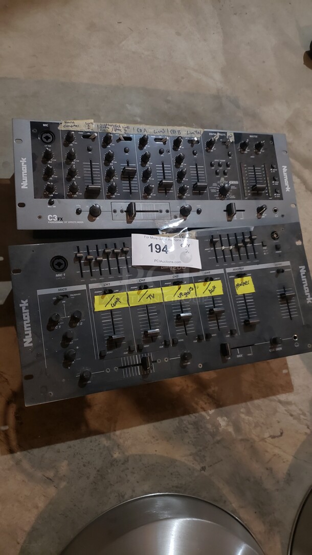 Lot of DJ Equipment Not tested (Location 1)