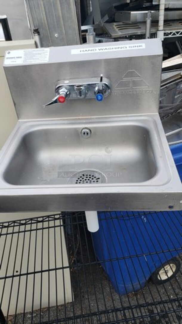 Advance Tabco 7-PS-50 Hand Sink with Splash Mount. No Faucet - Image 1 of 3