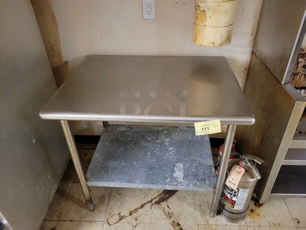Stainless Steel Work Table - Image 1 of 3