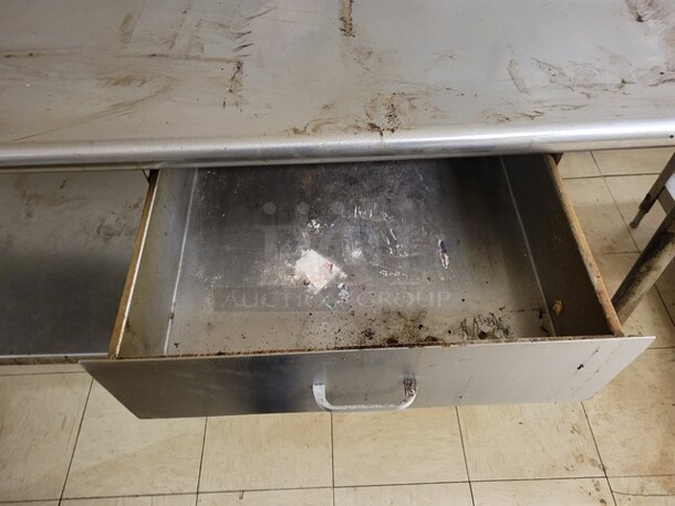 Stainless Steel Work Table w/ 1 Drawer - Image 2 of 3
