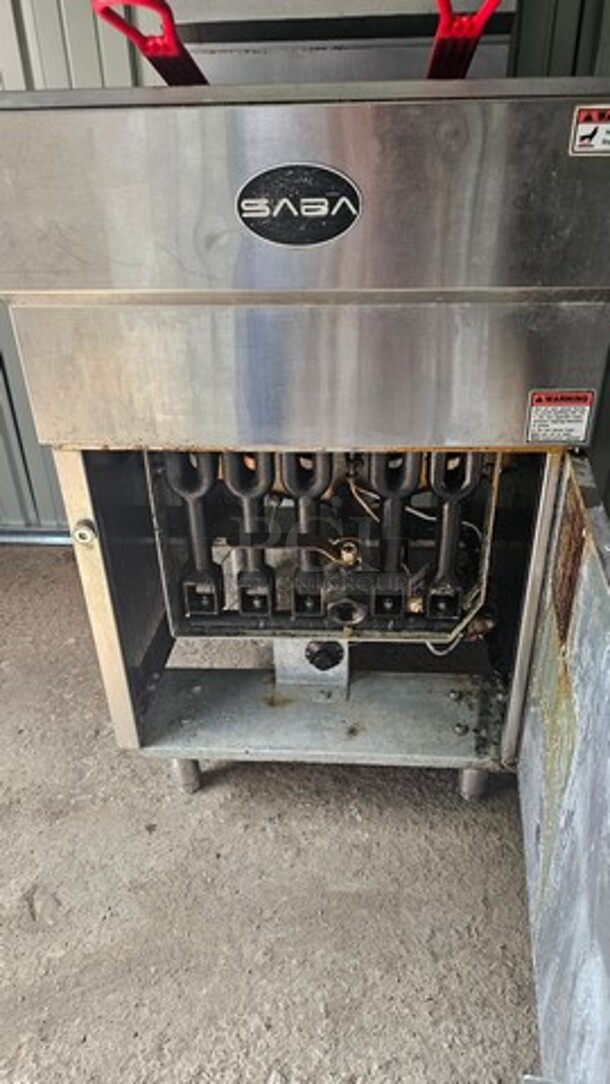 Saba 45 lb Capacity Natural Gas Fryer - Image 3 of 4