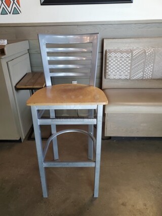 Back Metal Restaurant Barstool