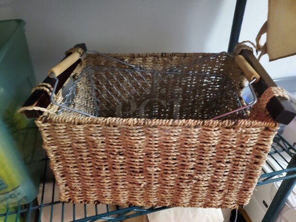 Rectangular Wicker Basket  - Image 2 of 2