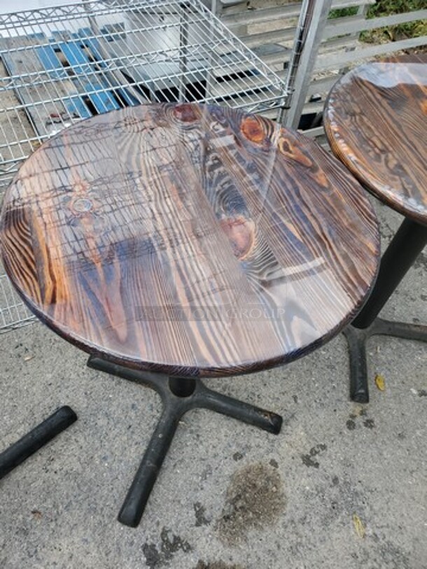 Lot of 3 Round Tables
24" Diameter - Image 3 of 4