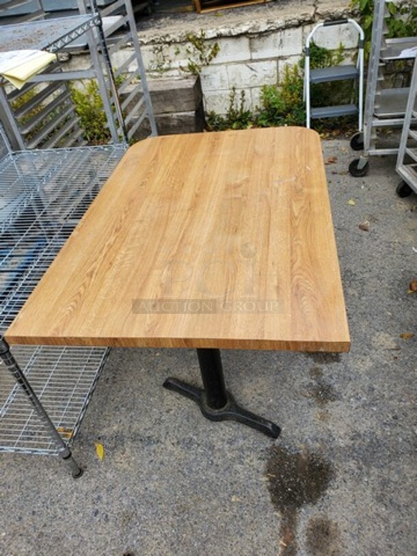 Wood Table - Image 2 of 2