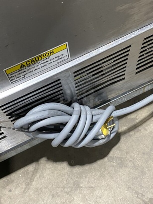 Beverage Air All Stainless Steel Refrigerated Milk Cooler! Model SM49N  Serial 7710268! 115V 1Phase! On Casters!  - Image 7 of 7