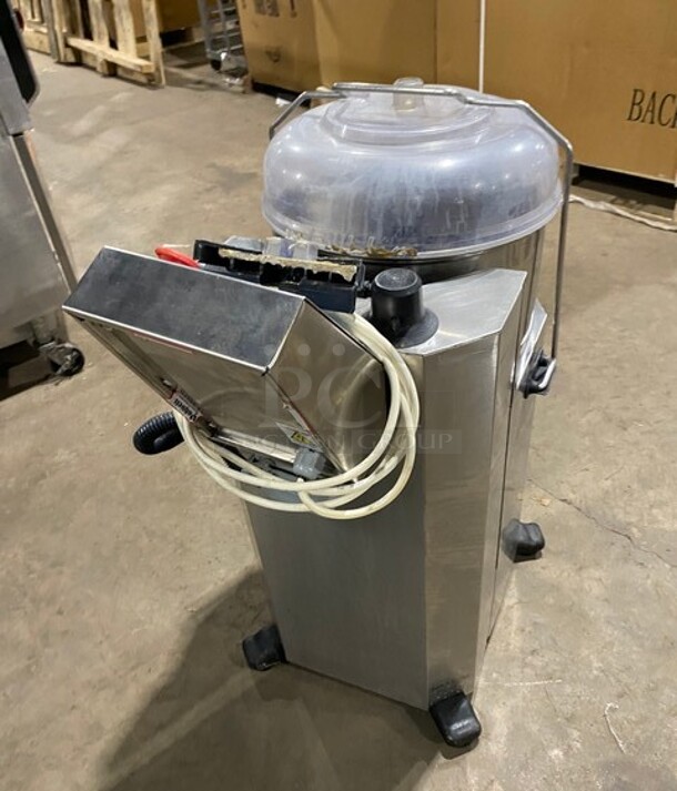 Sahveli Commercial Electric Powered VCM Vertical Cutter/Mixer/Mincer! Great For Meat, Dough, Vegetables! Perfect For All Your Hummus Needs! All Stainless Steel! Model: ZDKAYAKL SN: 0597 230/380V - Image 3 of 7