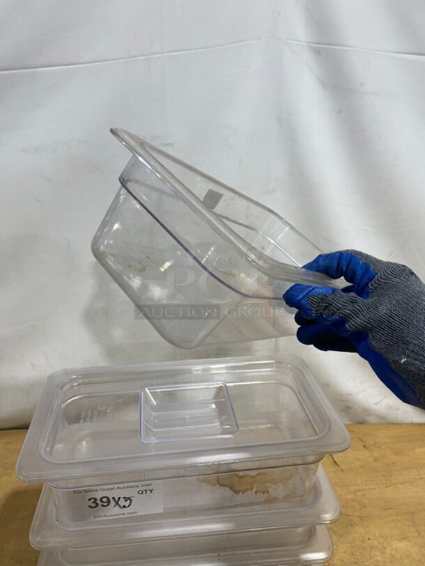 Winco Polycarbonate Clear Food Pans! 5X Your Bid! - Image 6 of 9