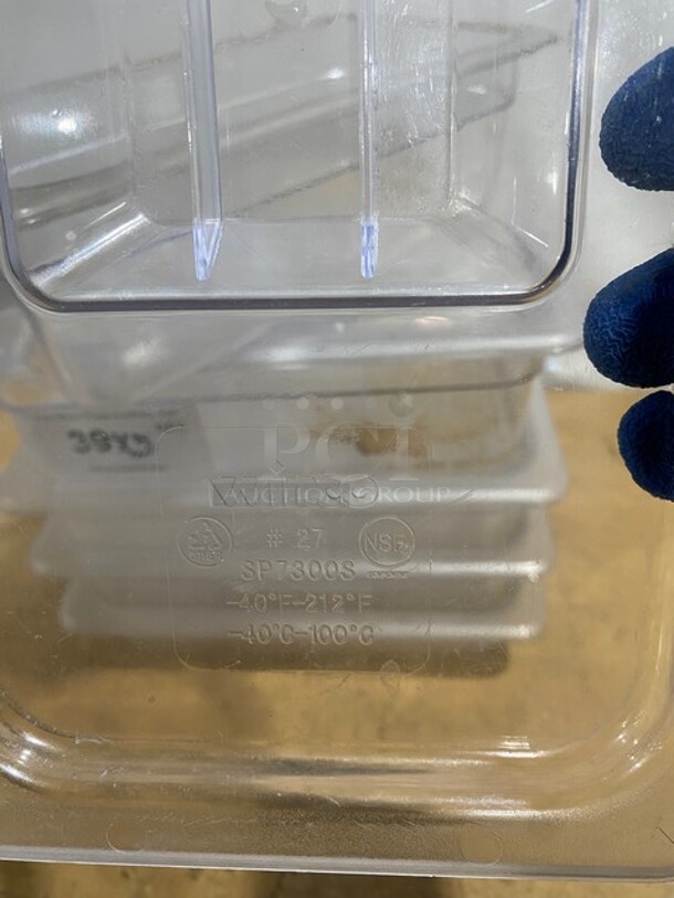 Winco Polycarbonate Clear Food Pans! 5X Your Bid! - Image 9 of 9