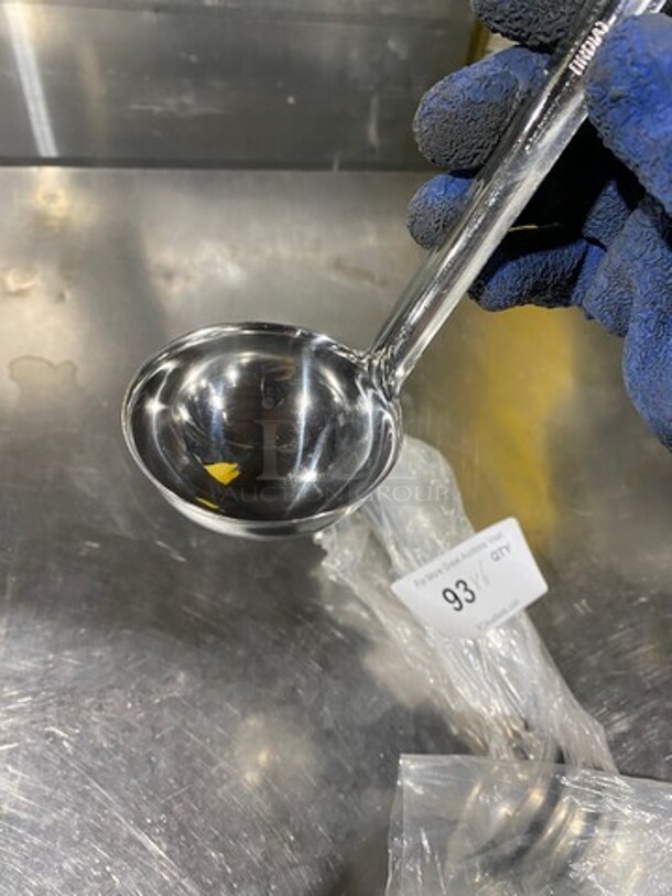 NEW! Winco 3 OZ Ladles! With Hook! Stainless Steel! 6x Your Bid! - Image 3 of 5