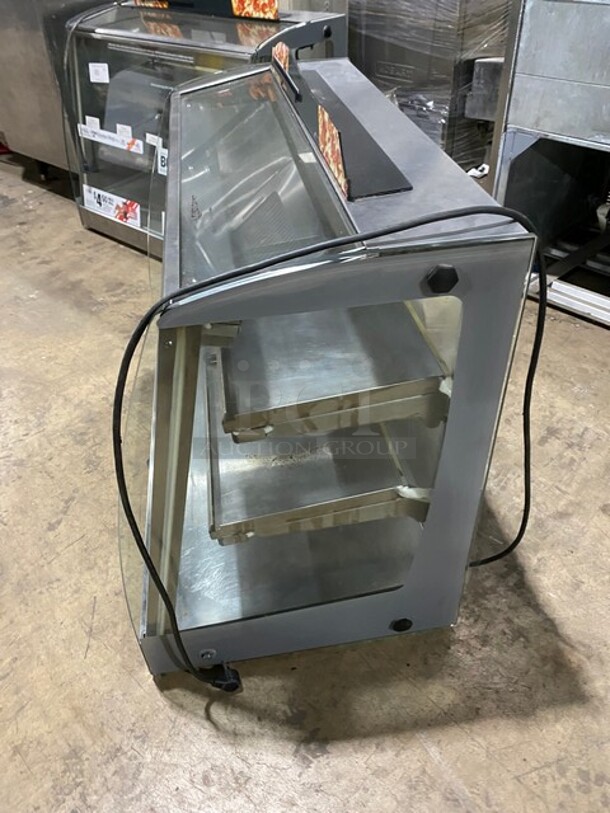 Vendo Commercial Countertop Food Warming Display Case! All Stainless Steel! With Rear Sliding Door Access! 115V 1 Phase! Model: HFD000006 SN: 1421786! Working When Removed!
 - Image 3 of 8