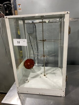 SUPER PRETZEL J&J Snack Foods Stainless-Steel Rotating Pretzel Warmer Display Case! Electric! Model 750 