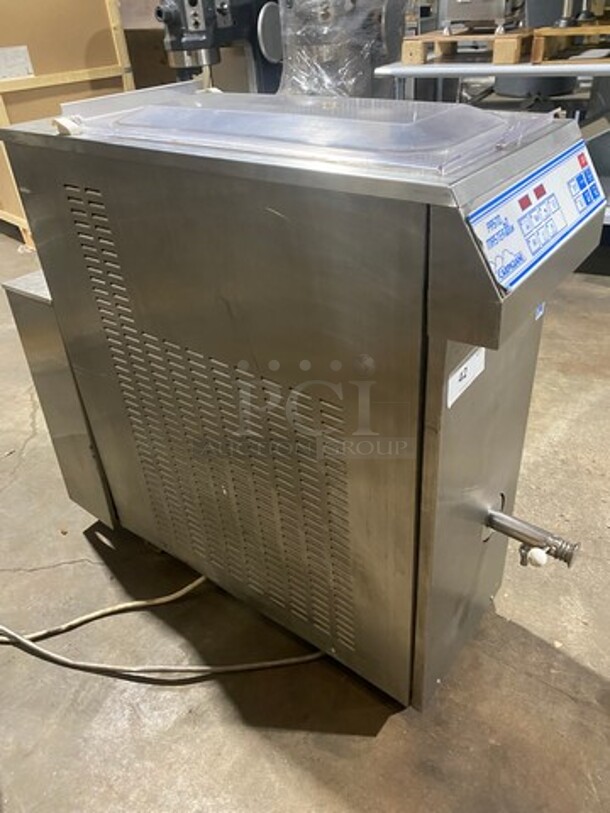  Carpigiani Commercial Heat Treatment Machine! Prepares Base Mixtures For Ice Cream, Gelato & Custard! Also Great For Syrups And Other Liquid Pastry Products! All Stainless Steel! Model: PASTOMASTER60TRONIC - Image 4 of 11