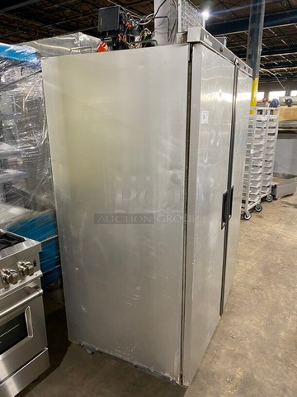 NICE! Manitowoc Two Door Stainless Steel Cooler! On Legs - Image 3 of 7