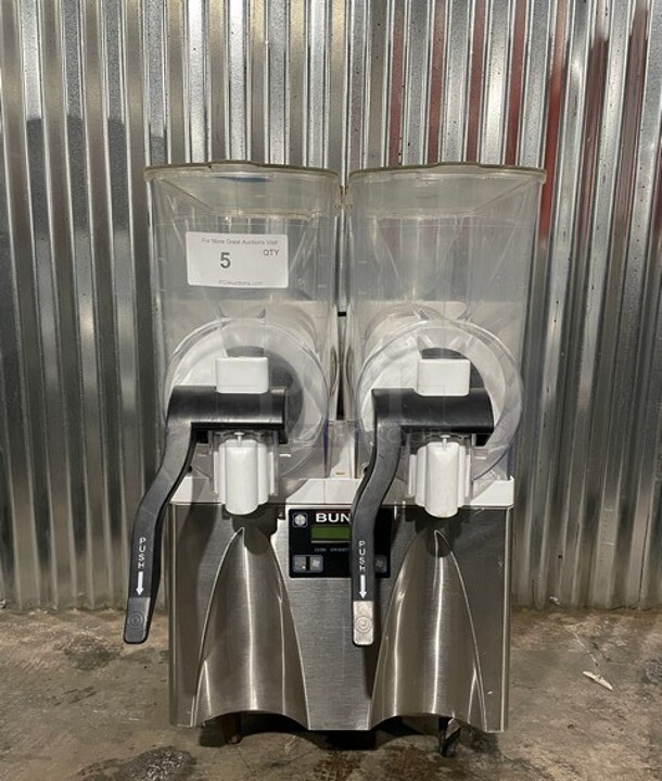 Bunn Commercial Countertop 2 Flavor Slushie/ Frozen Beverage Dispenser! Model: ULTRA2 SN: ULTR244197 120V 60HZ 1 Phase - Image 1 of 10