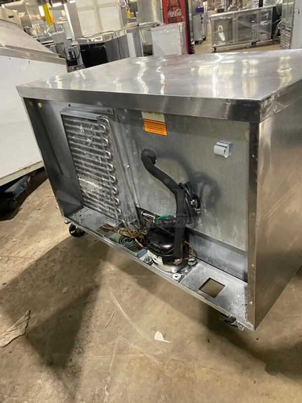 WOW! Delfield Manitowoc Commercial 2 Door Lowboy/Worktop Cooler! All Stainless Steel! Model: UC4048STAR! 115V 1PH! - Image 4 of 7