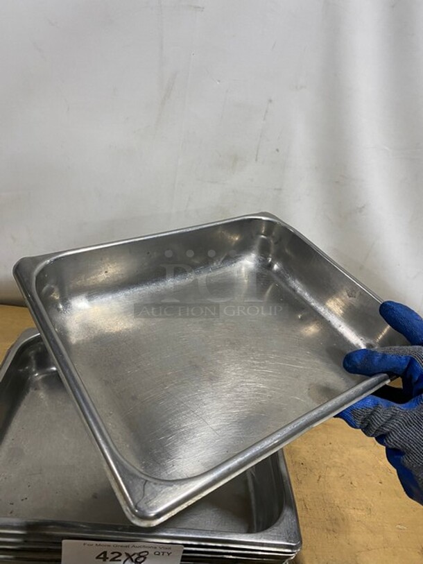 Commercial Stainless Steel Steam Table/Hotel Pans! 8X Your Bid! - Image 6 of 7