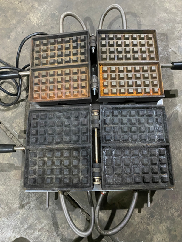 Krampouz Commercial Countertop Dual Waffle Maker! All Stainless Steel! 240V 60HZ 1 Phase - Image 5 of 9