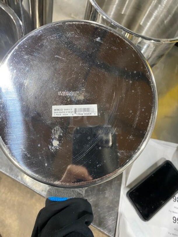 NEW! Winco Stainless Steel Round Soup Pan Insert! 5x Your Bid! - Image 4 of 4